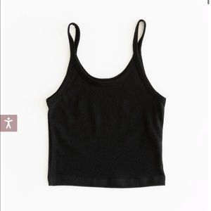 NWT Black Shoparq Crop Tank XS